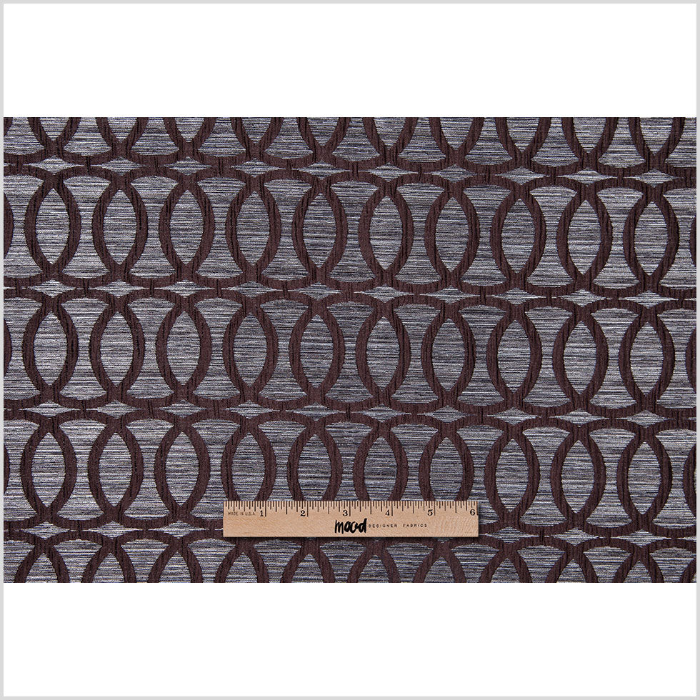 Brown Entwined Circles Brocade - Joann Fabrics