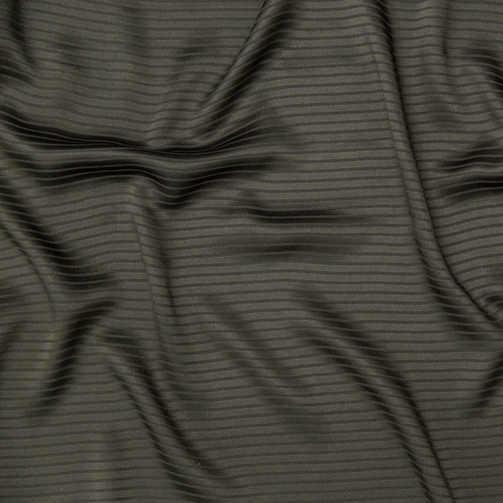 Italian Rosin Green Narrow Pencil Striped Crepe - Joann Fabrics