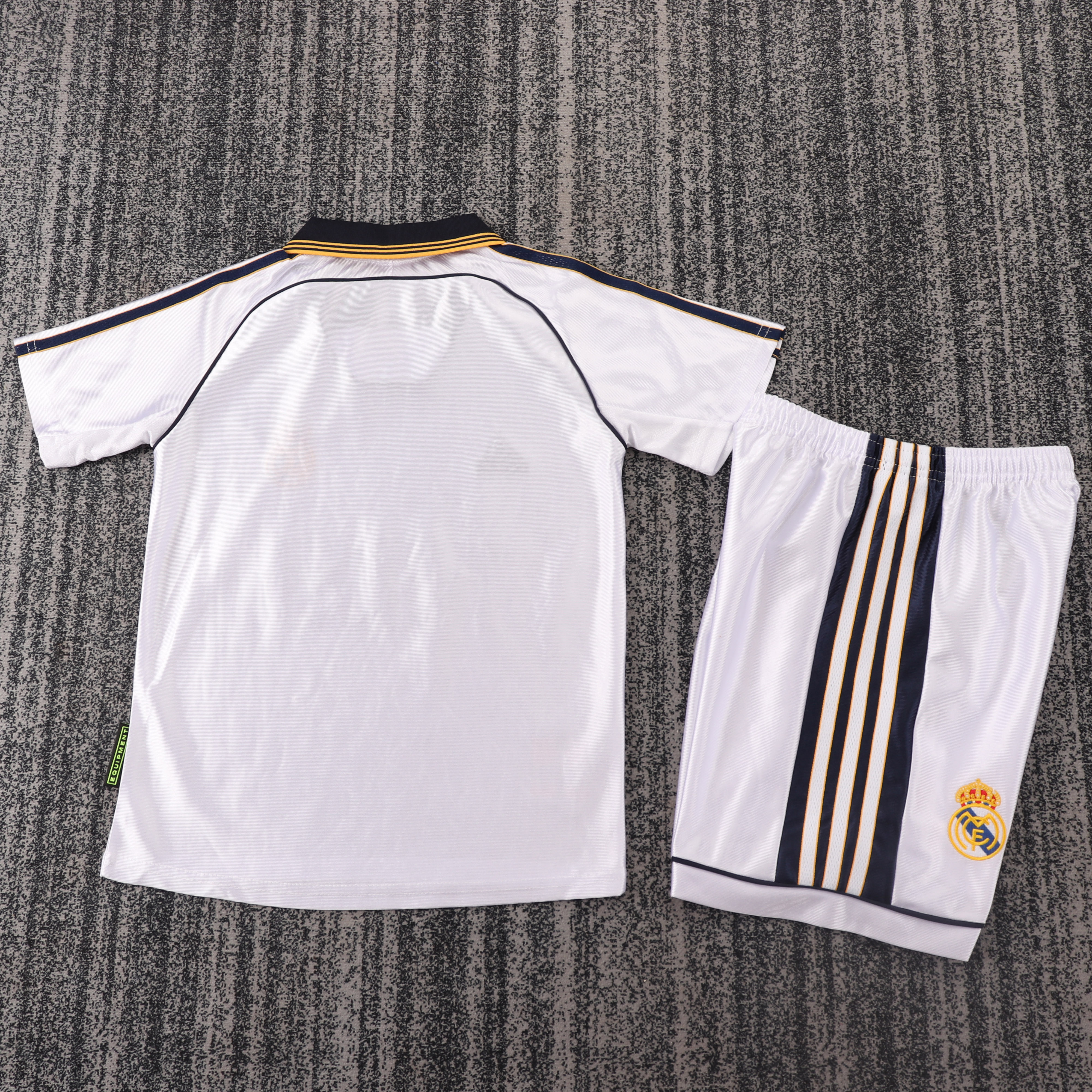 1998-2000 Retro Real Madrid Home Football Shirt 1:1 Thai Quality Kids Size