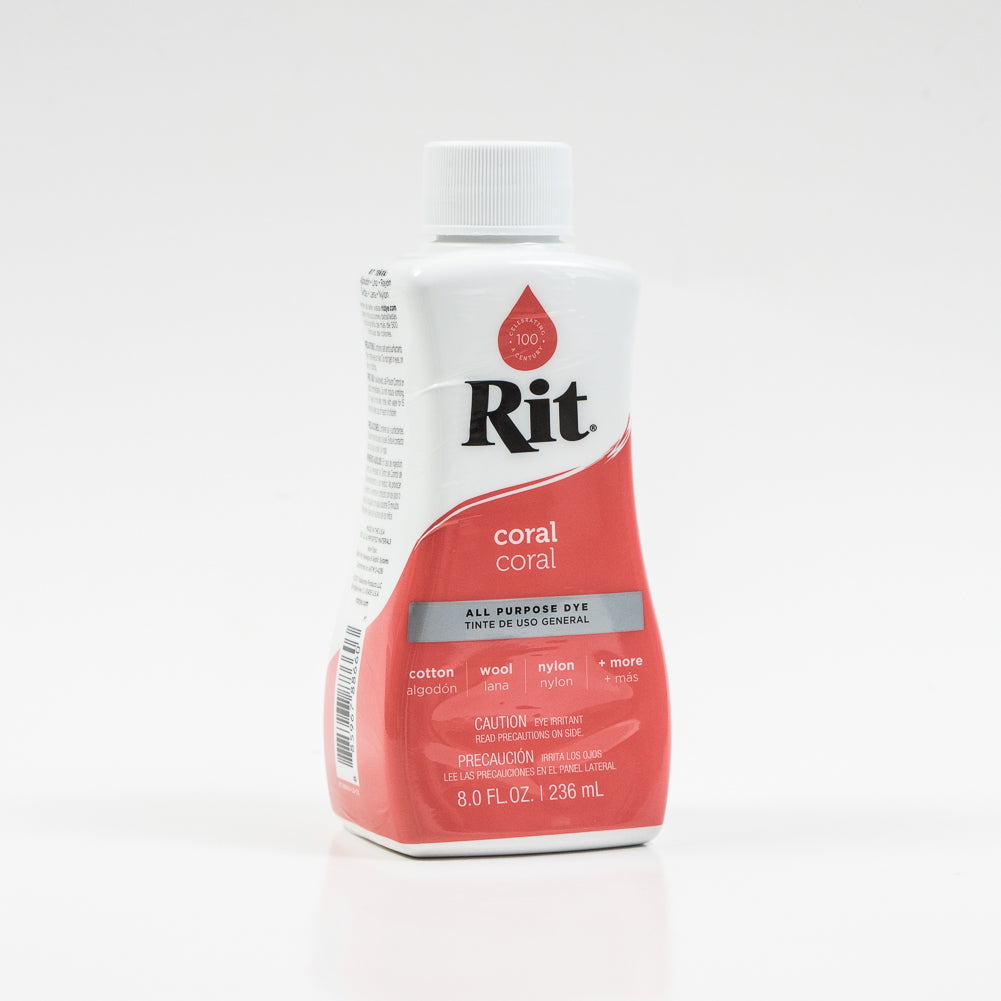 Rit All-Purpose Liquid Fabric Dye - Coral - 8oz Bottle - Joann Fabrics