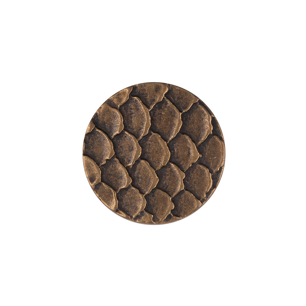 Italian Bronze Scales Shank Back Metal Button - 32L/20mm - Joann Fabrics