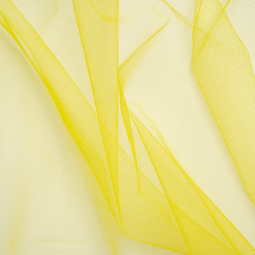Stiff Polyester Tulle - Lemon Yellow - Famous Australian Designer Deadstock - Joann Fabrics