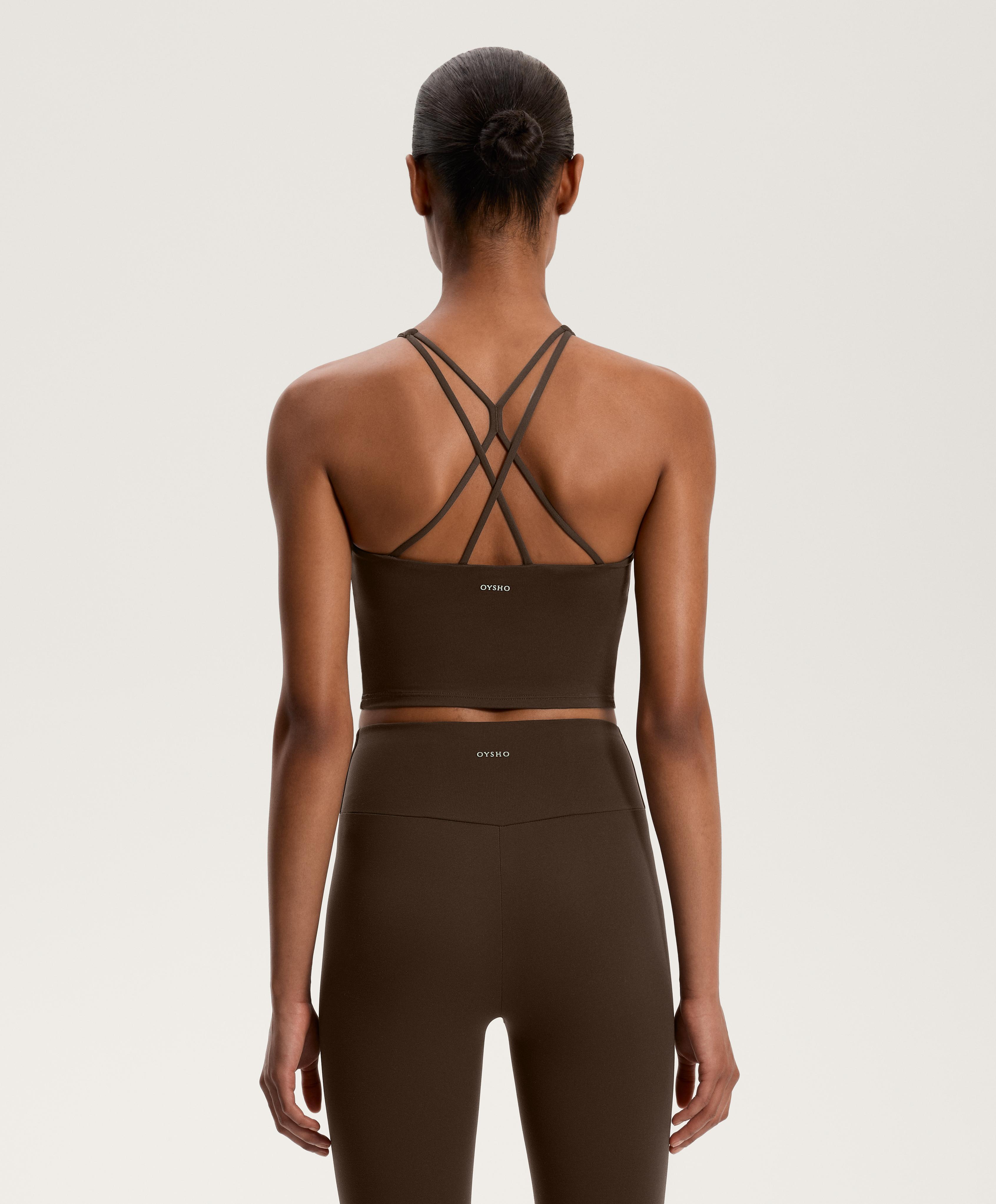 Comfortlux strap tank top with cups
