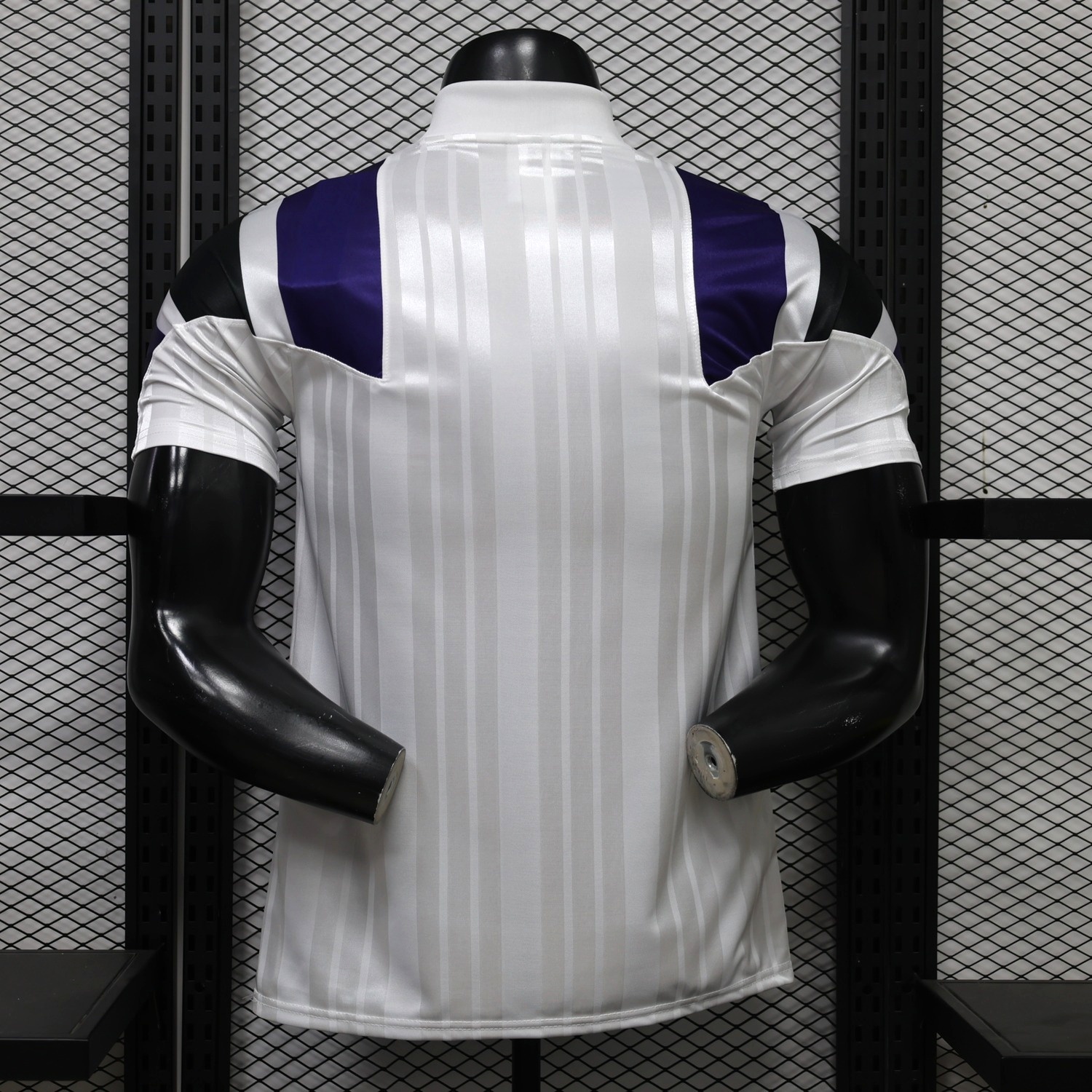 Real Madrid 26-27 White Purple Retro Style Jersey - Player Version - UnitedFutballJersey