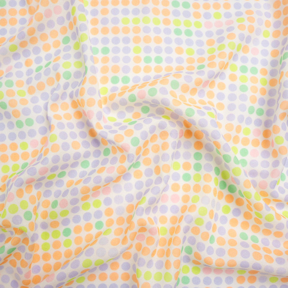 Mood Exclusive White Candy Buttons Cotton Crepe - Joann Fabrics