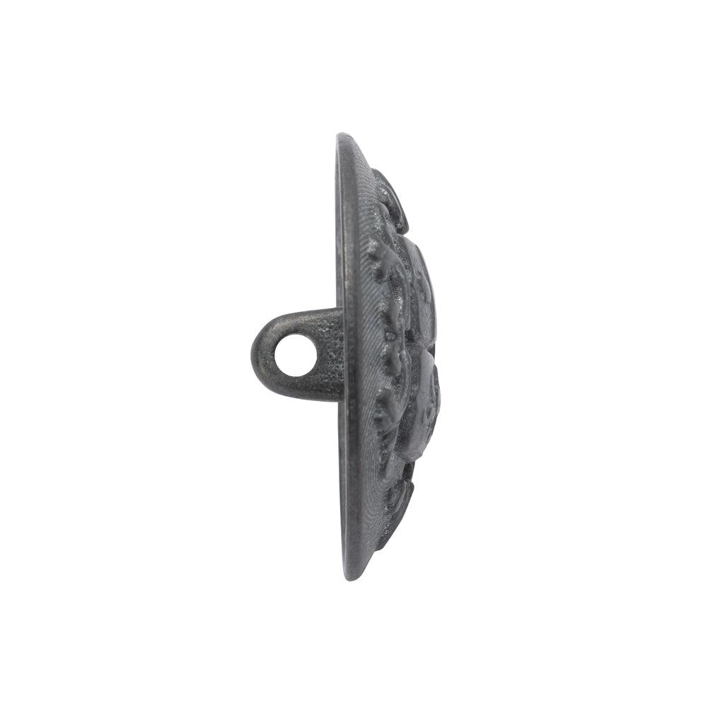 Metal Shank Back Button - 40L/25.5mm - Distressed Pewter Crest - Joann Fabrics