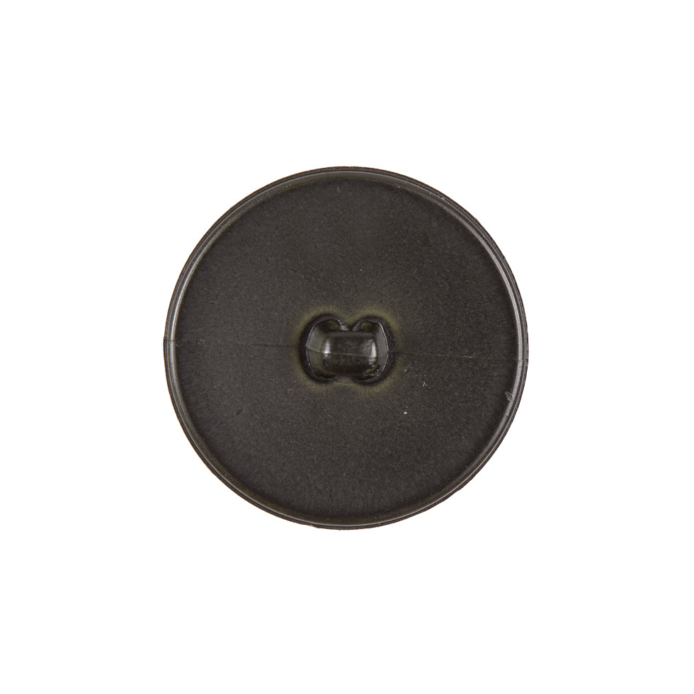 Italian Dark Green Top-Stitched Plastic Shank Back Button - 36L/23mm - Joann Fabrics