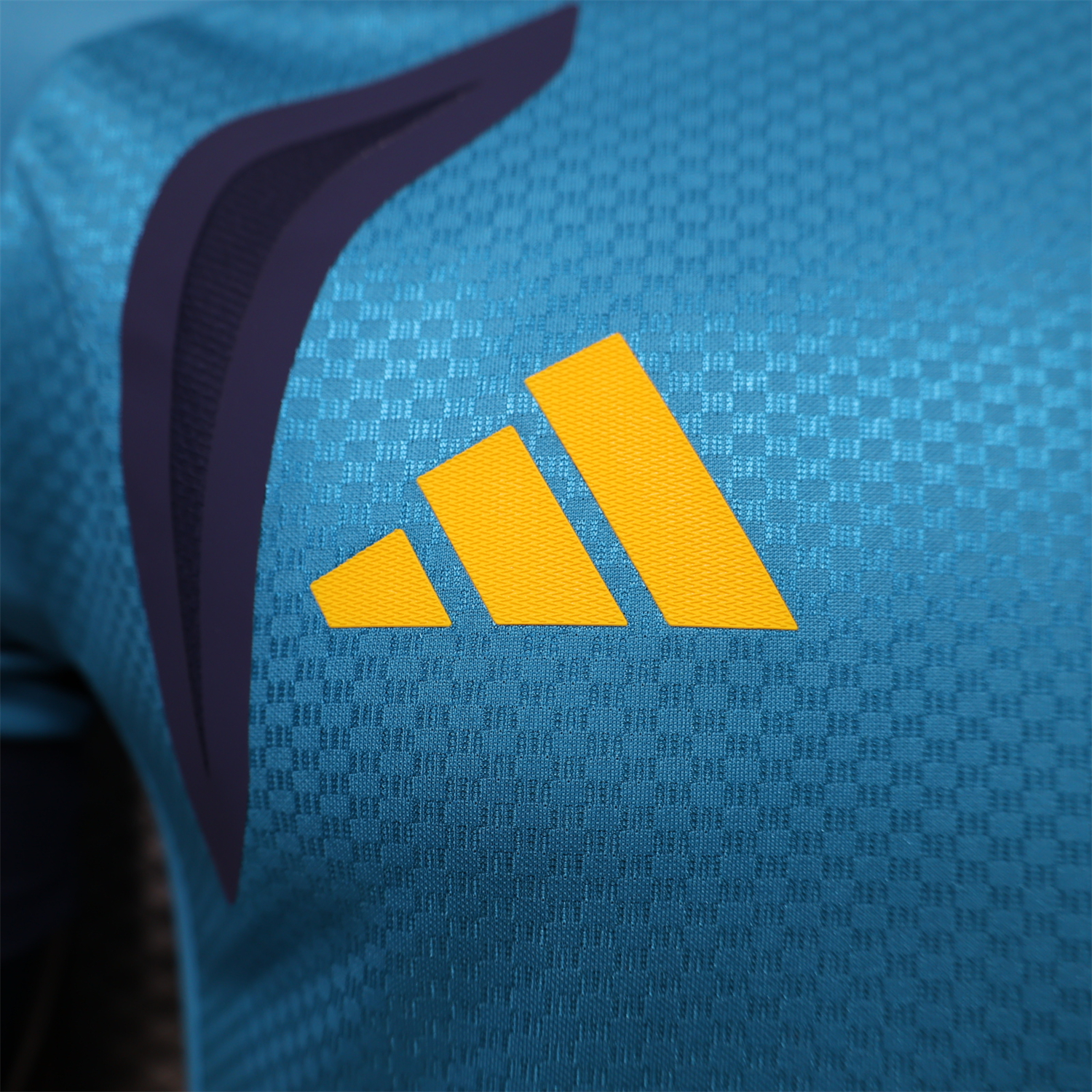 Spain 2026 Light Blue Black Training Jersey - Player Version - UnitedFutballJersey