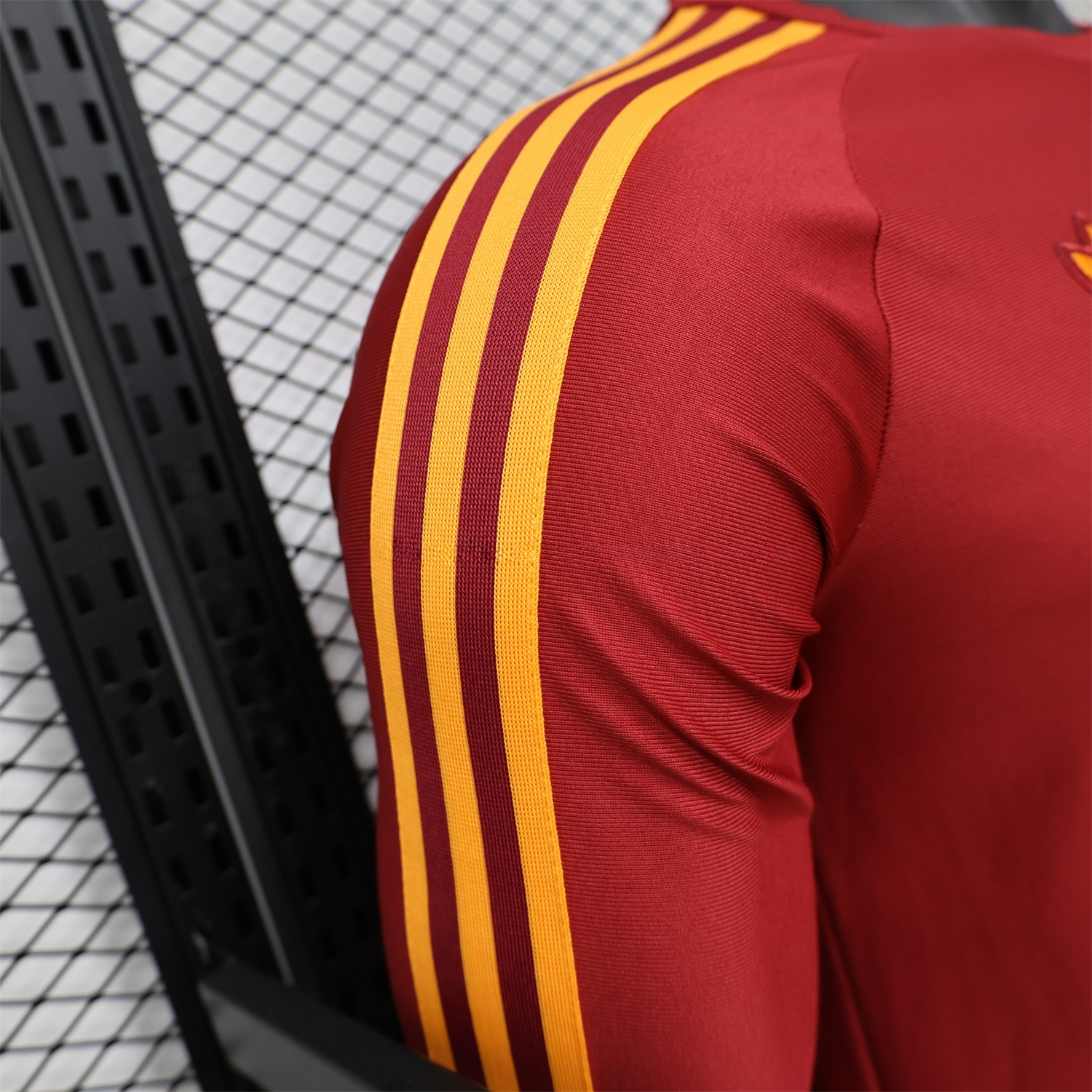 AS Roma 25-26 Retro Casual Style Red Special Long Sleeves Jersey - Player Version - UnitedFutballJersey