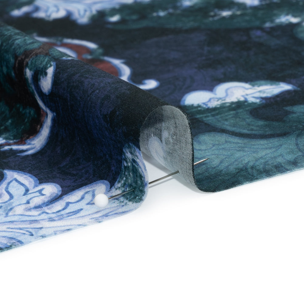 Mood Exclusive Blue Vieux Carre Cotton Voile - Joann Fabrics