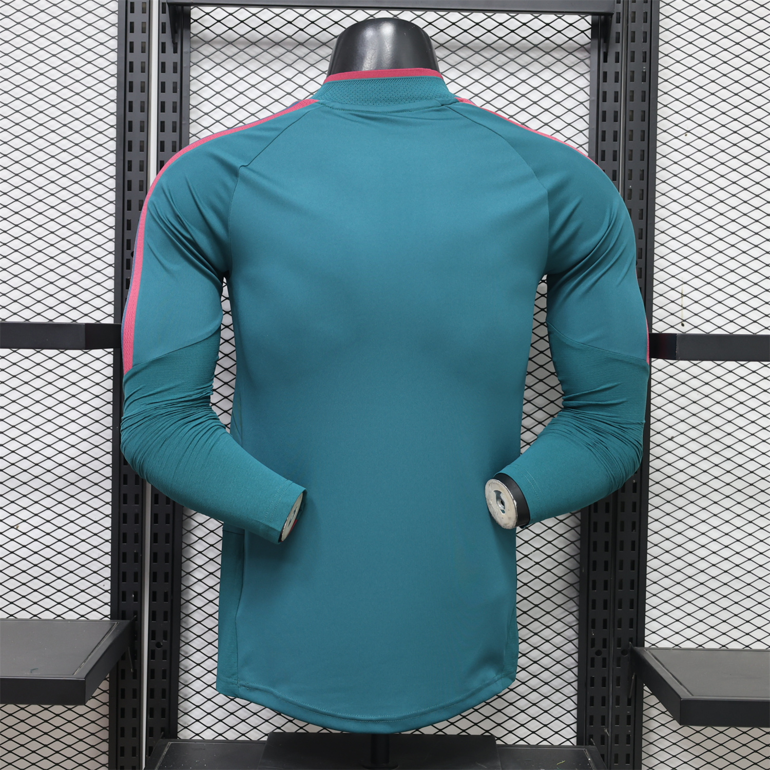 Real Madrid 26-27 Dark Green Long Sleeves Training Jersey - Player Version - UnitedFutballJersey