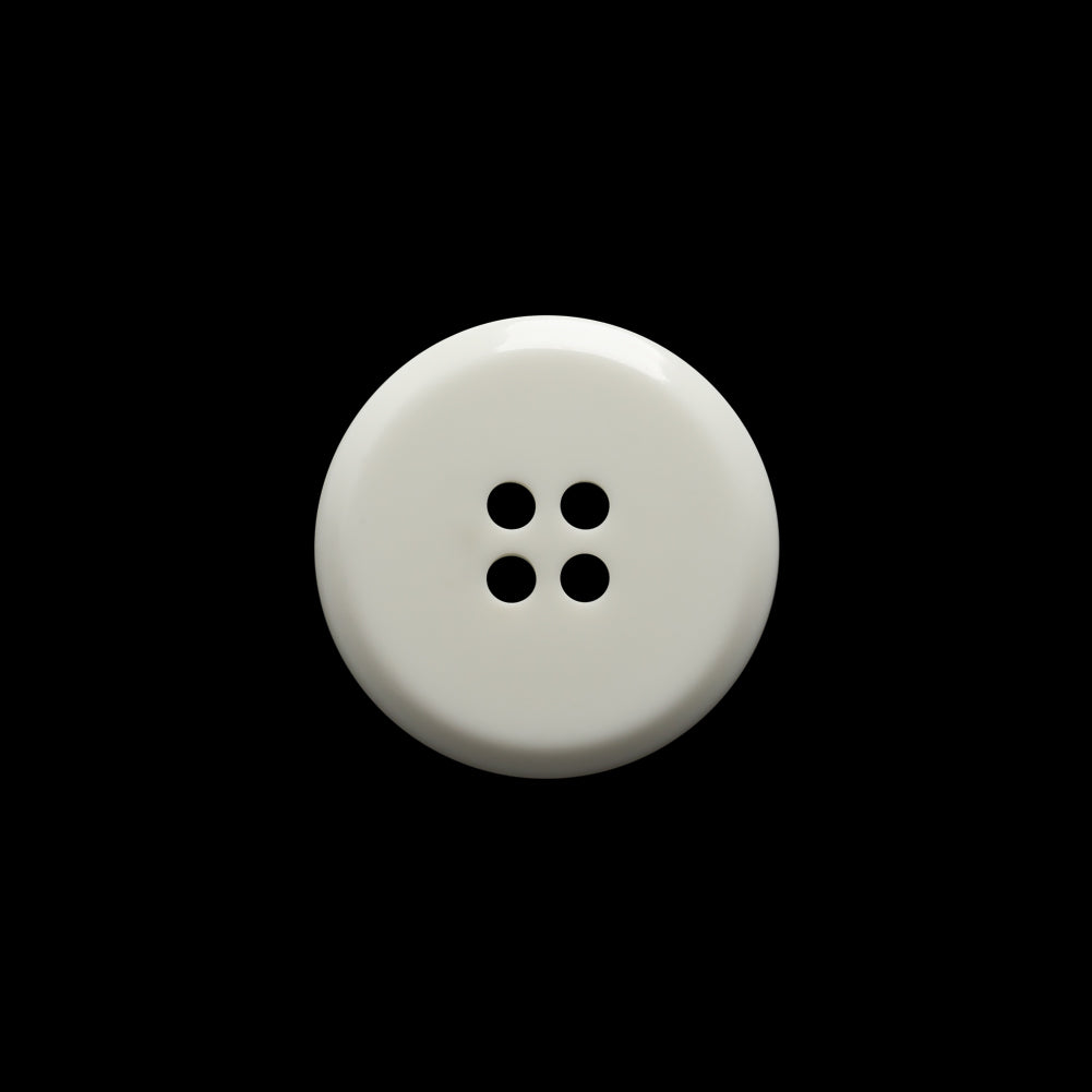 Off White Raised Center and Rim Plastic 4-Hole Button - 28L/18mm - Joann Fabrics