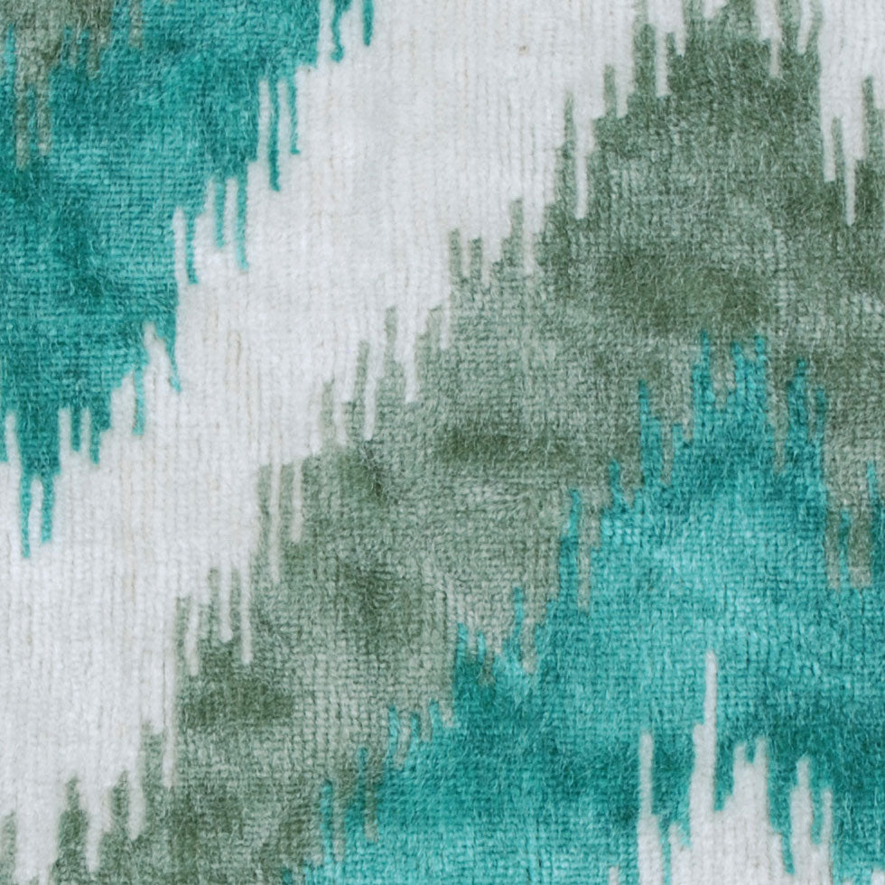 Teal Ikat Velvet - Joann Fabrics