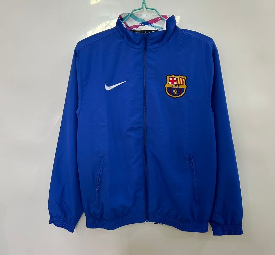 2025/2026 Barcelona Reversible Windbreaker Soccer Jersey 1:1 Thai Quality 01