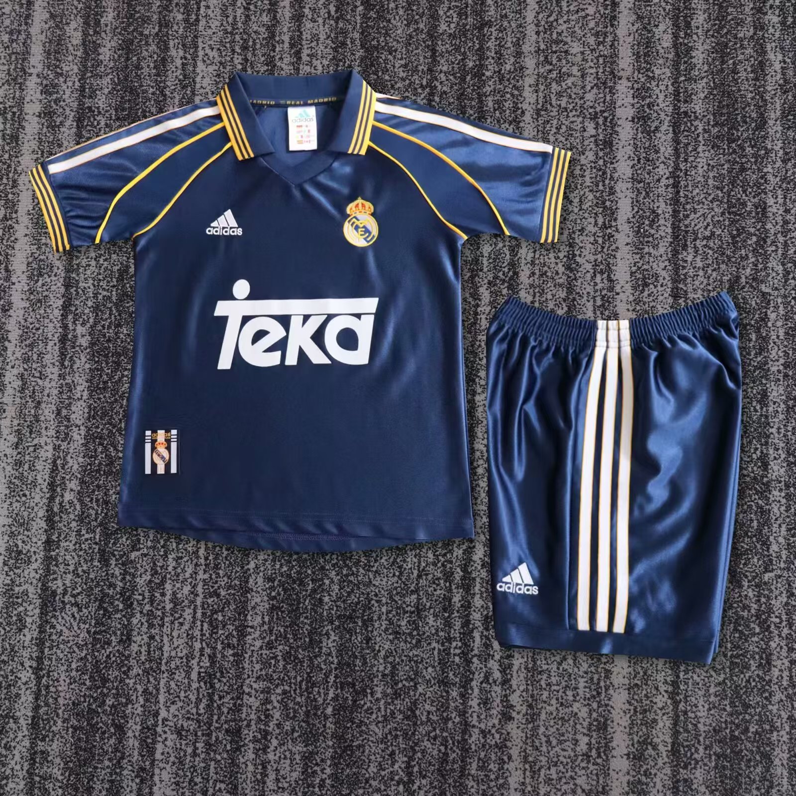 1998-2000 Retro Real Madrid Third Away Football Shirt 1:1 Thai Quality Kids Size
