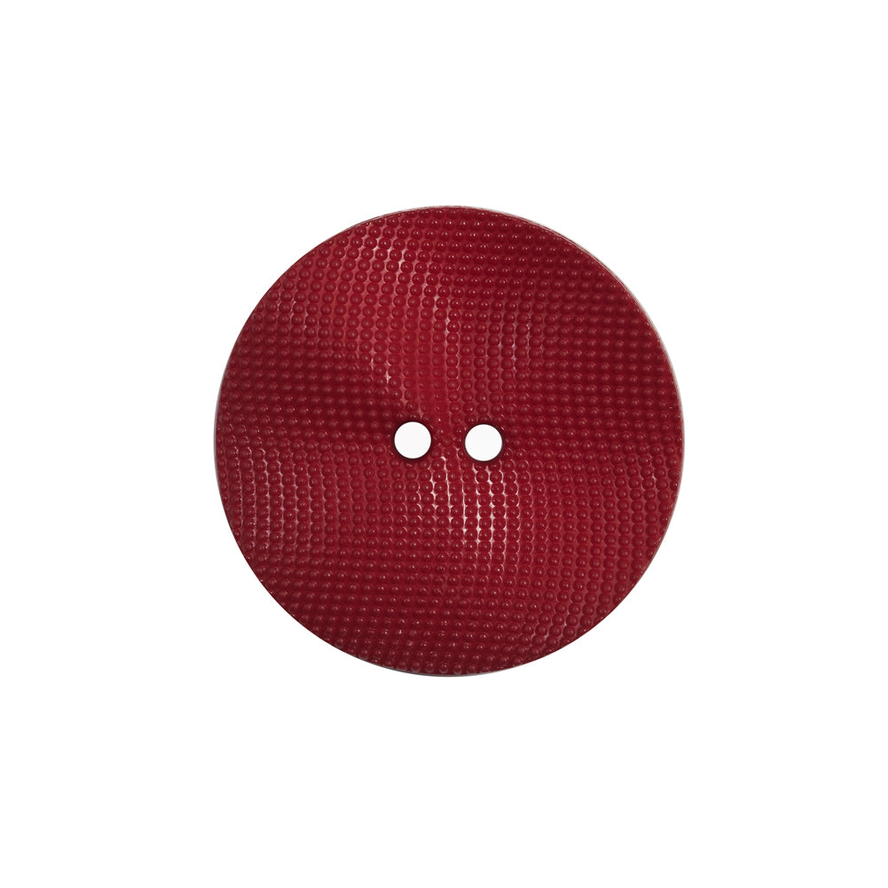 Italian Red Textured Wave Button - 36L/23mm - Joann Fabrics