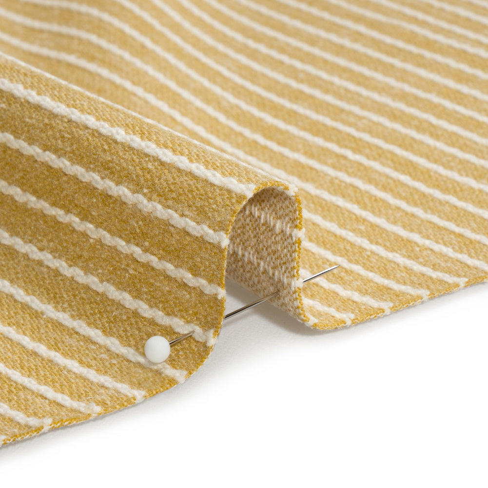 Cotton and Polyester Woven - Pollen Tactile Chalk Stripes - British Imported - Joann Fabrics