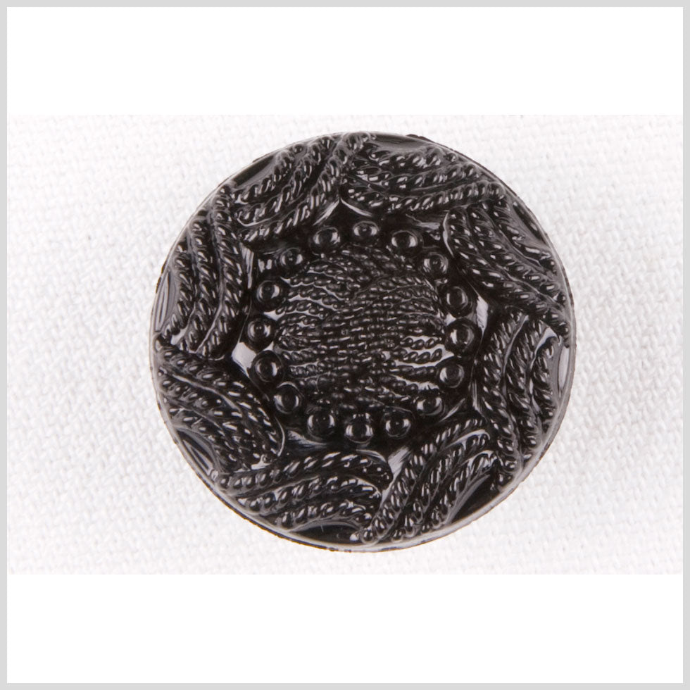 Plastic Shank Back Button - 40L/25.5mm - Black Ropes and Knobs - Joann Fabrics