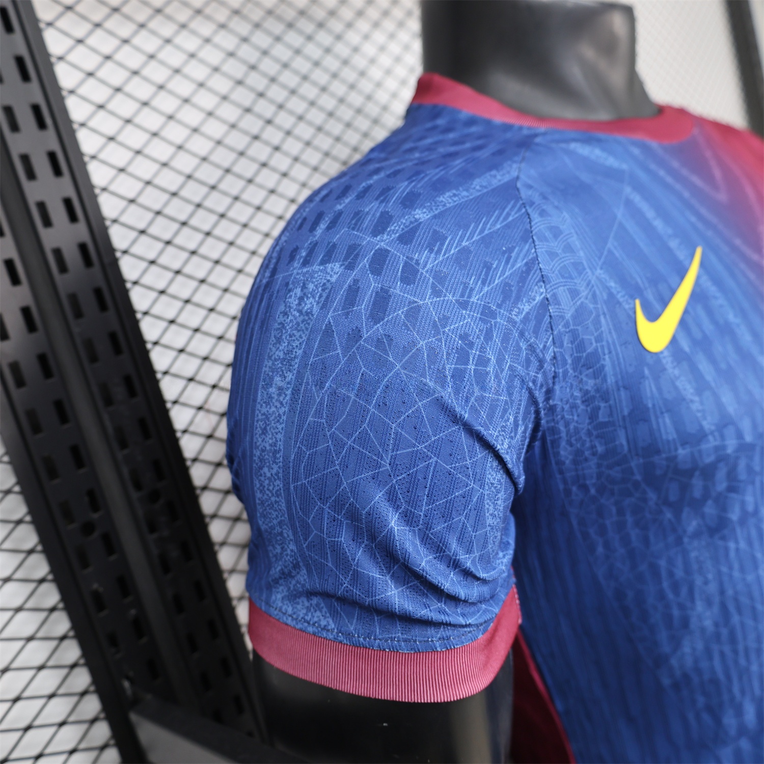 Barcelona 25-26 Red And Blue Gradient Special White Jersey - Player Version - UnitedFutballJersey