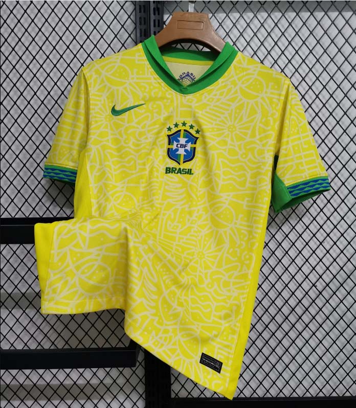 2024-2025 Brazil Home Football Shirt 1:1 Thai Quality