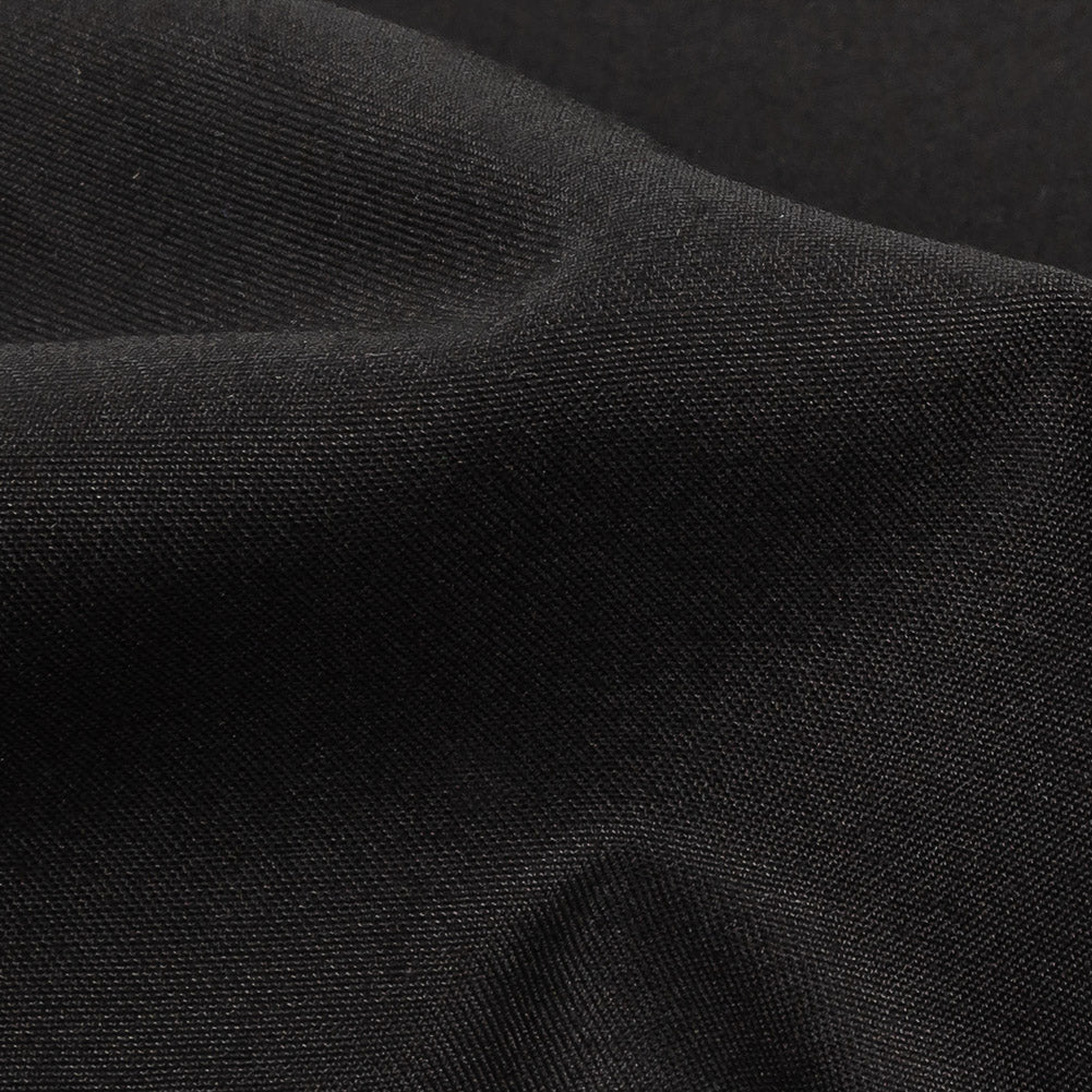 Famous Australian Designer Black Sleek Polyester and Acrylic Sateen - Joann Fabrics