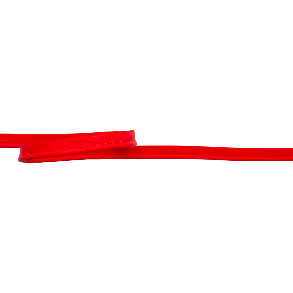 Italian Red Rubbery Cord with Lip - 0.375