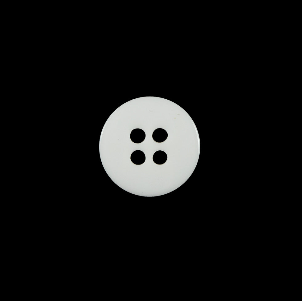 Italian White 4-Hole Plastic Button - 20L/12.5mm - Joann Fabrics