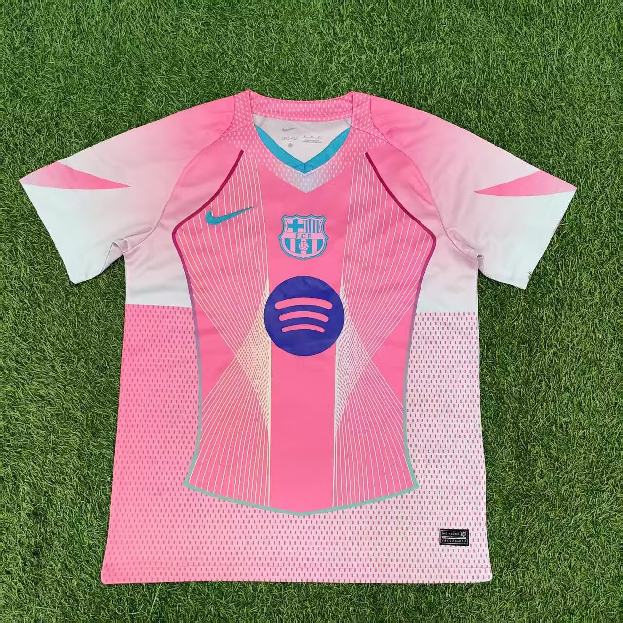 2025/2026 Barcelona Special Edition Pink Football Jersey 1:1 Thai Quality