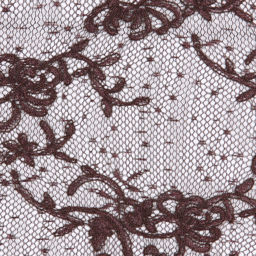Chocolate Floral Lace - Joann Fabrics