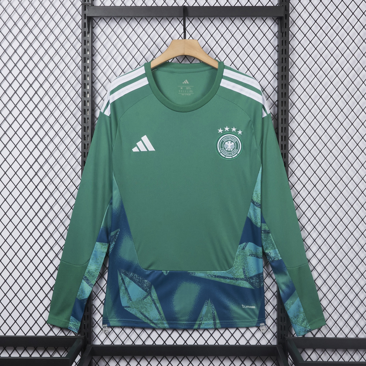 Germany 2026 Goalkeeper Green Long Sleeves Jersey - Fans Version - UnitedFutballJersey