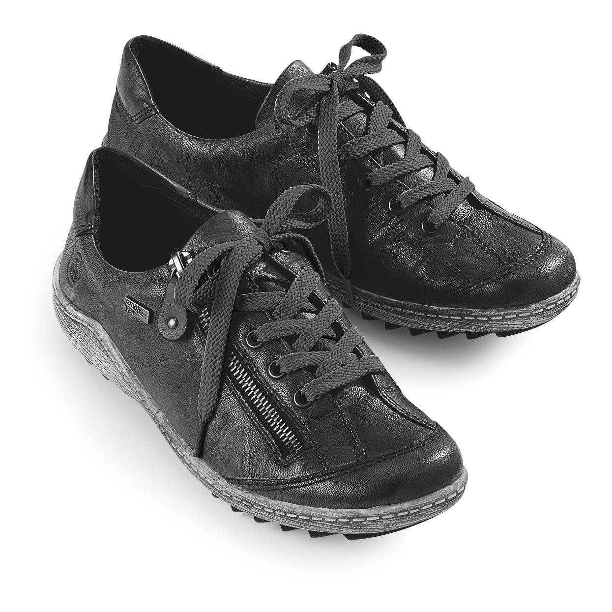 Remonte by Rieker® Zip Leather Sneakers, Water Resistant, Nonslip - Northstyle Catalog