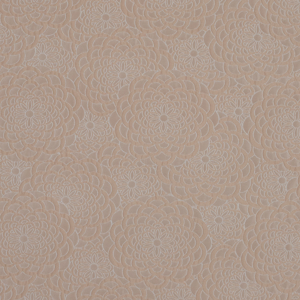 Beige Floral Polyester Brocade - Joann Fabrics