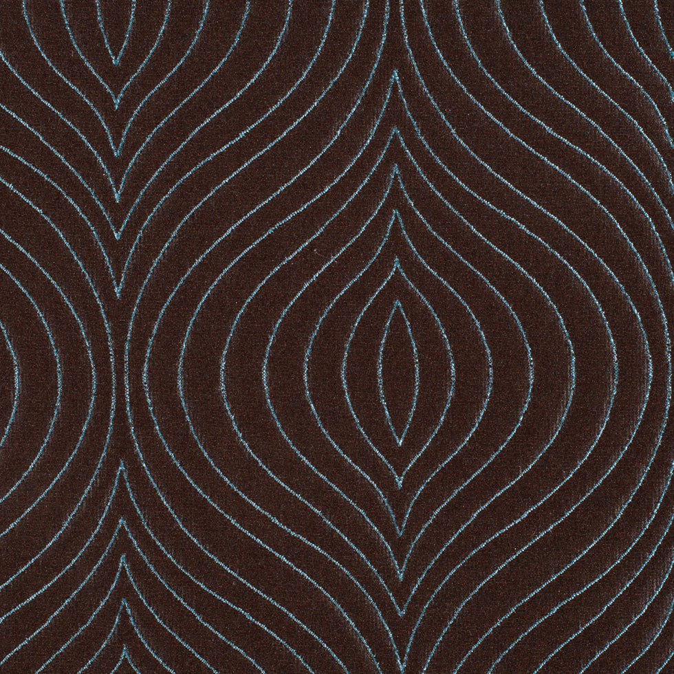 Iridescent Chocolate/Blue Geometric Woven - Joann Fabrics