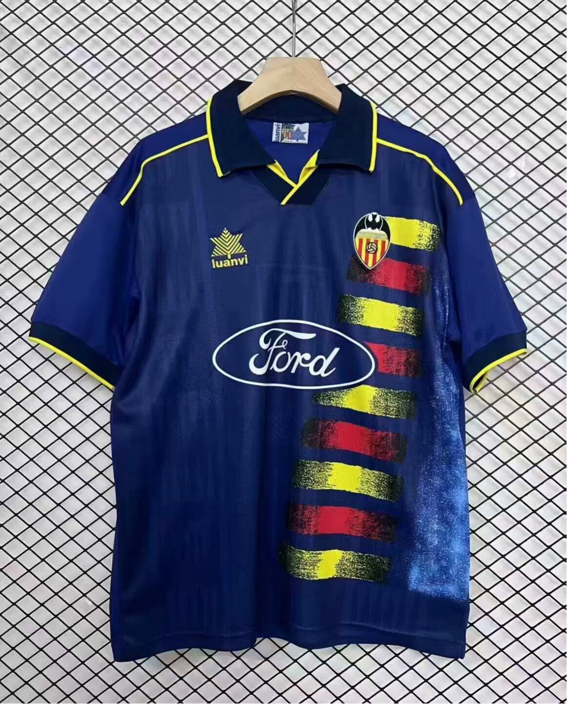 1996/1997 Retro Valencia Away Football Shirt 1:1 Thai Quality