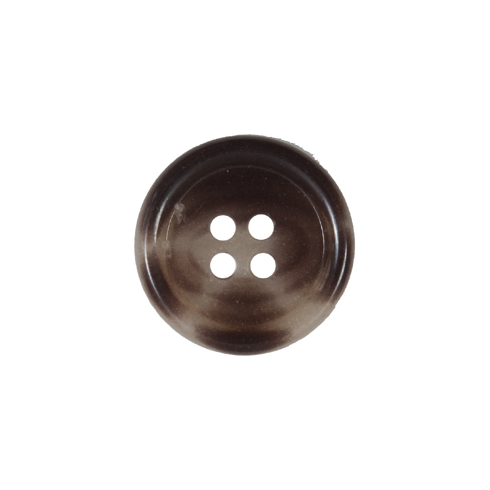 Brown and Beige Plastic 4-Hole Button - 30L/19mm - Joann Fabrics