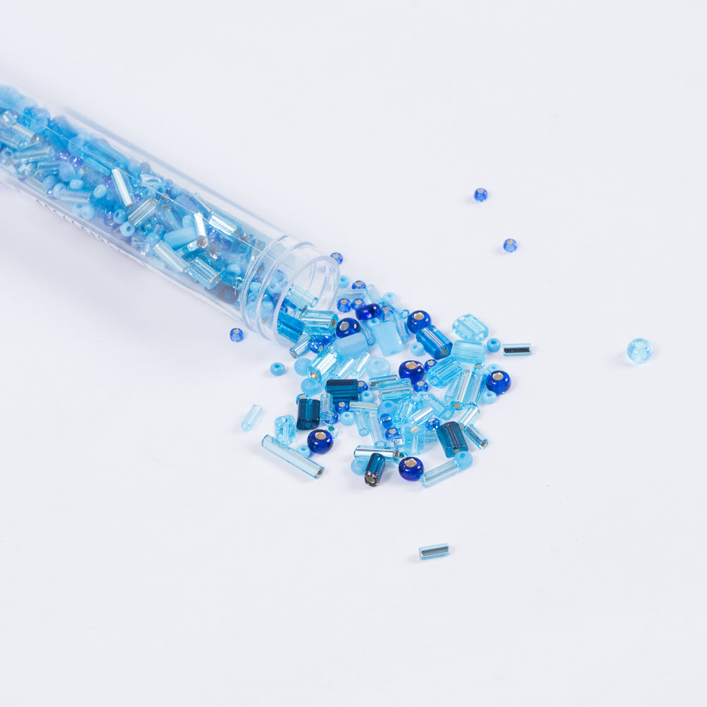 Aqua Mixed Media Beads - Size 10 - Joann Fabrics
