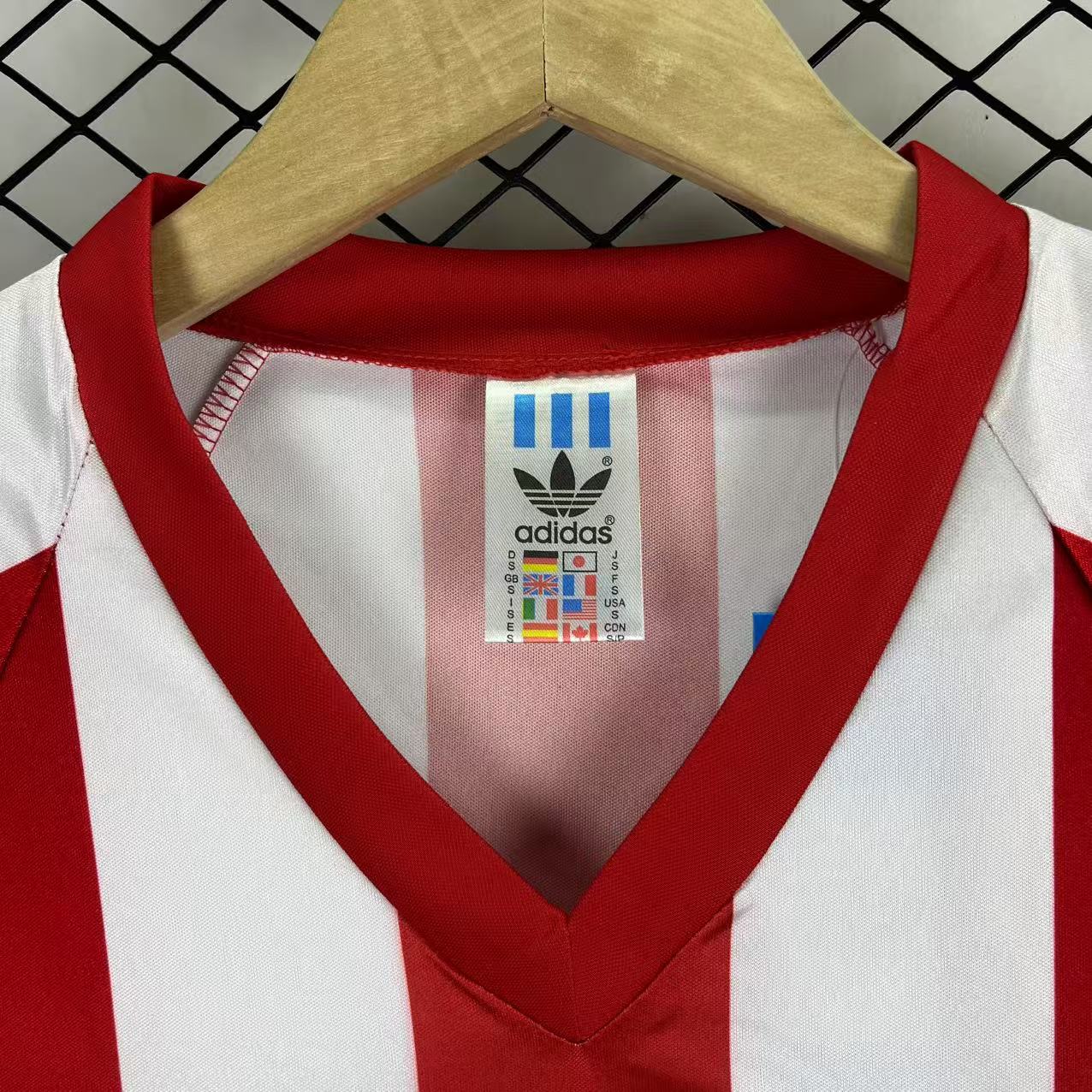 1986/1987 Retro Athletic Bilbao Home Football Shirt 1:1 Thai Quality