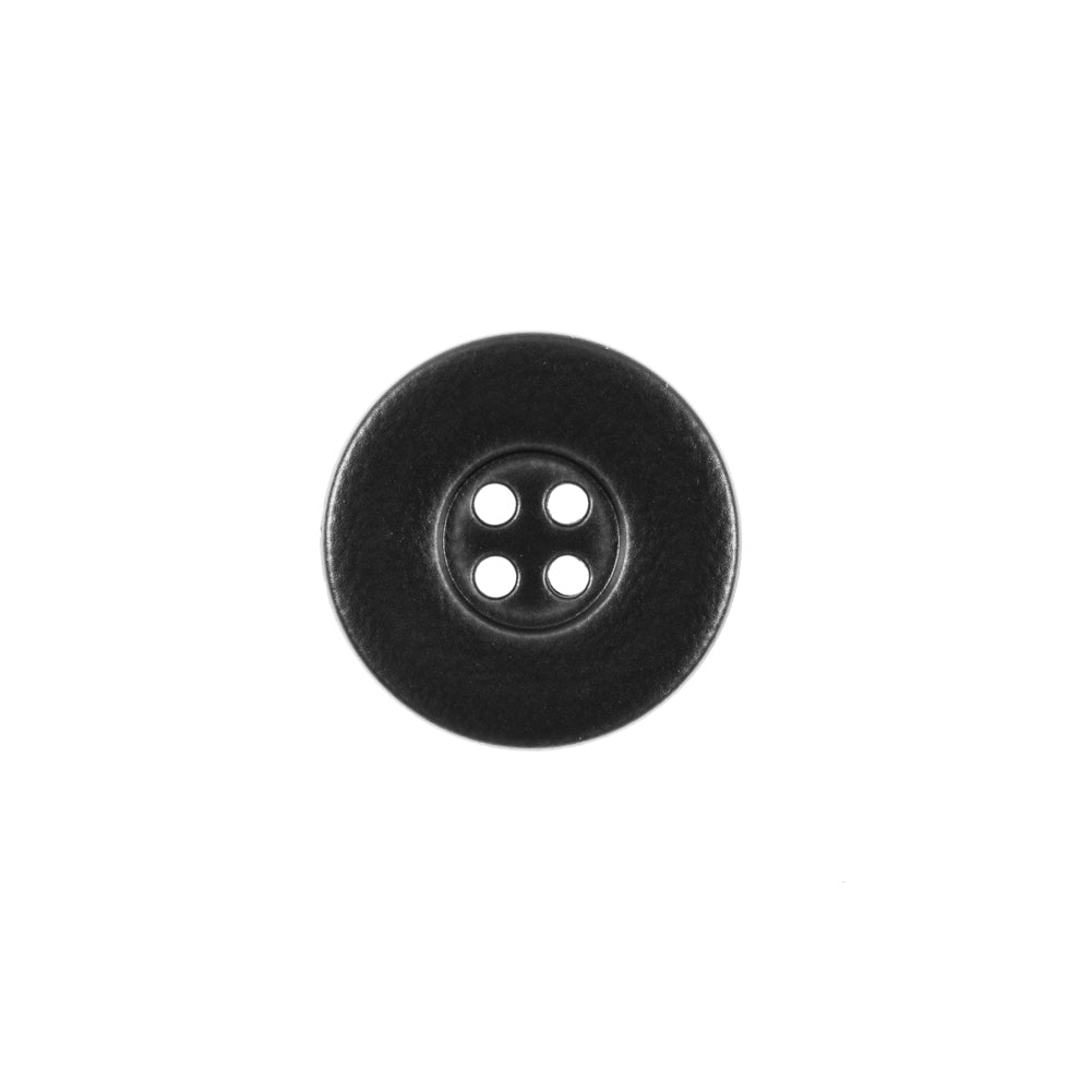 Italian Black 4-Hole Plastic Button - 24L/15mm - Joann Fabrics