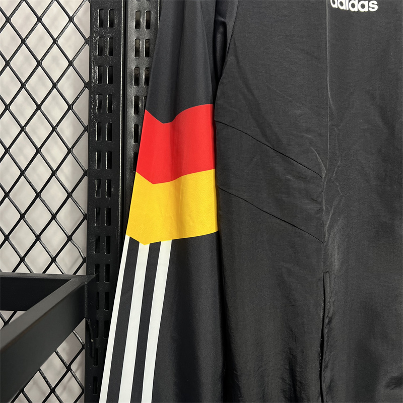 2024-2025 Germany Windbreaker Soccer Jersey Black