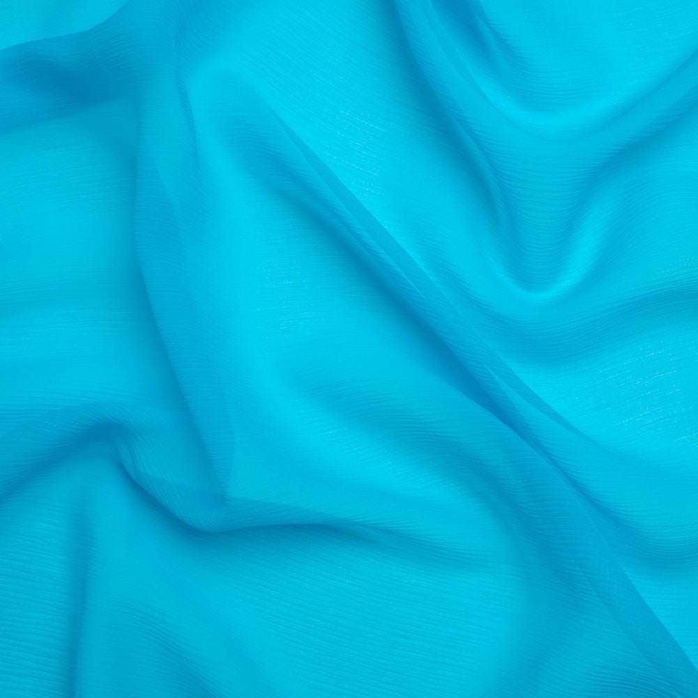 Crinkled Silk Chiffon - Horizon Blue - Premium Collection - Joann Fabrics