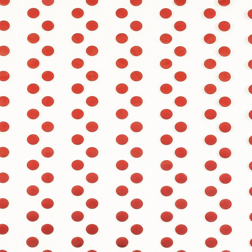 Vintage Red Polka Dot Iron-On Film - 4