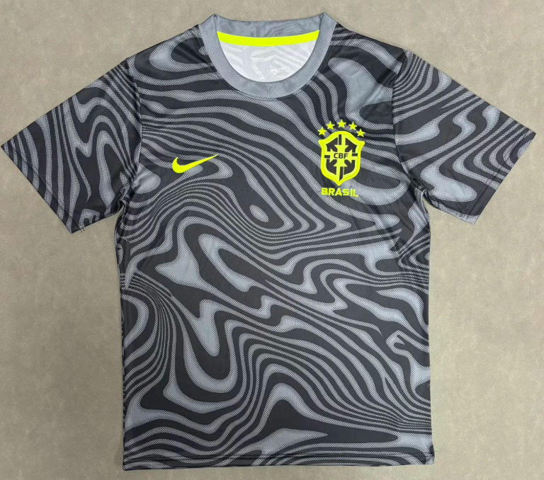 2026/2027 Brazil Training Suit Grey Football Shirt 1:1 Thai Quality