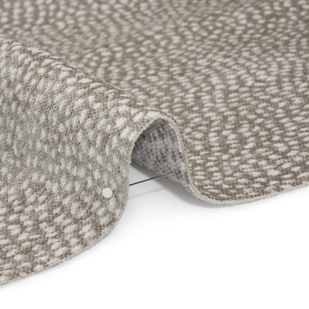 Upholstery Chenille - Matte Grey Spotted - Remus Collection - Joann Fabrics