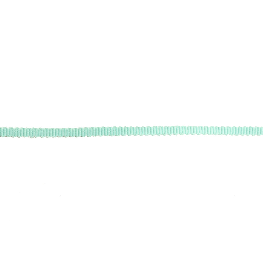 Fair Aqua Green Petersham Grosgrain Ribbon - 0.125