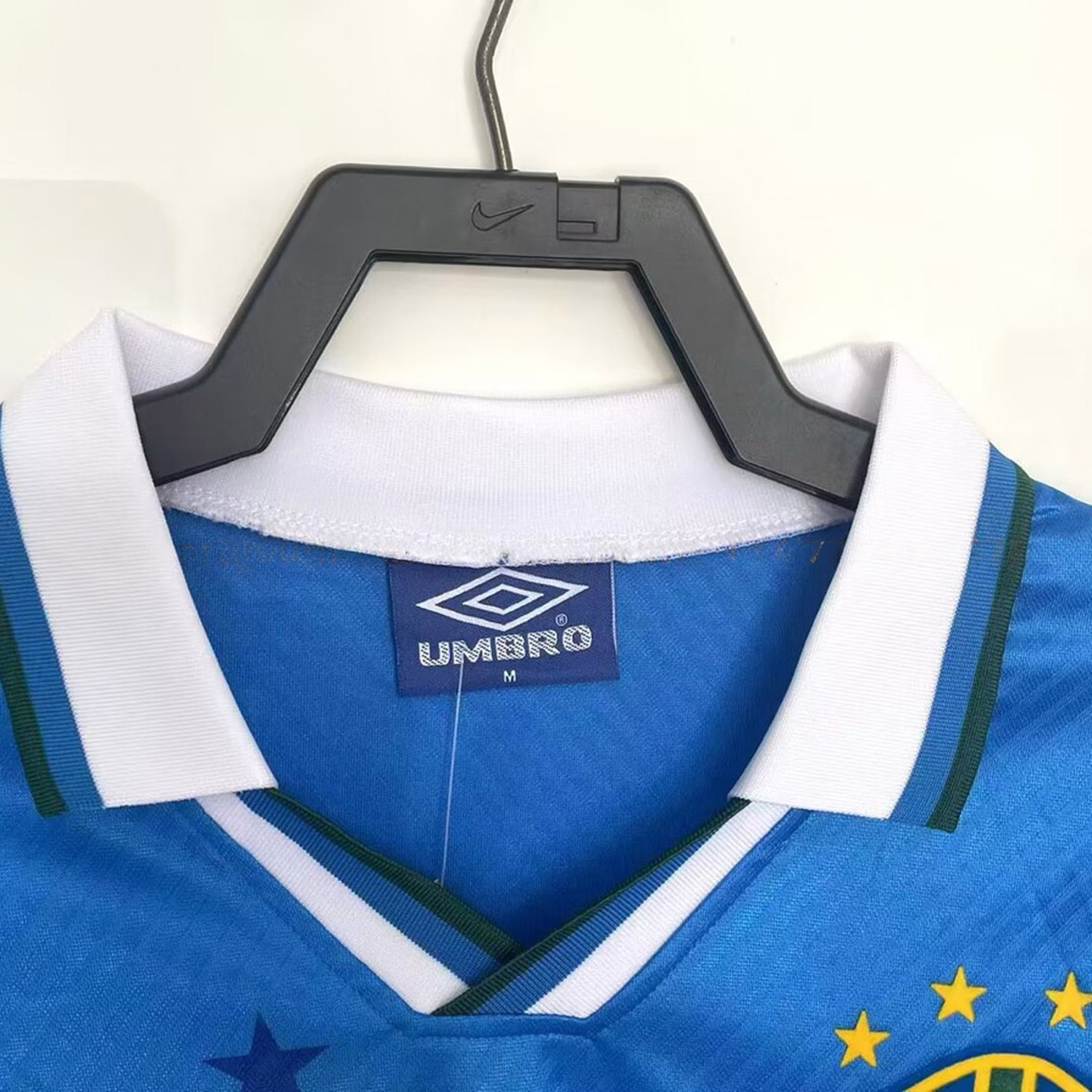 Retro Brazil 1996 Away Long Sleeves Jersey - UnitedFutballJersey