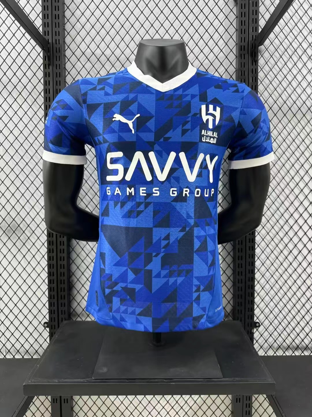 2024/2025 Player Version Al-Hilal Saudi Home Football Shirt 1:1 Thai Quality