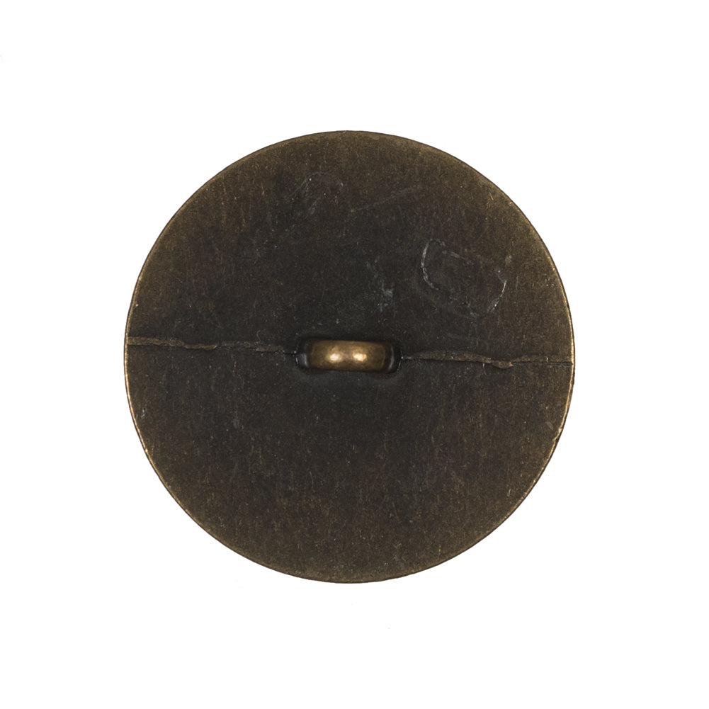 Italian Antique Gold Floral Metal Shank Back Button - 40L/25.5mm - Joann Fabrics