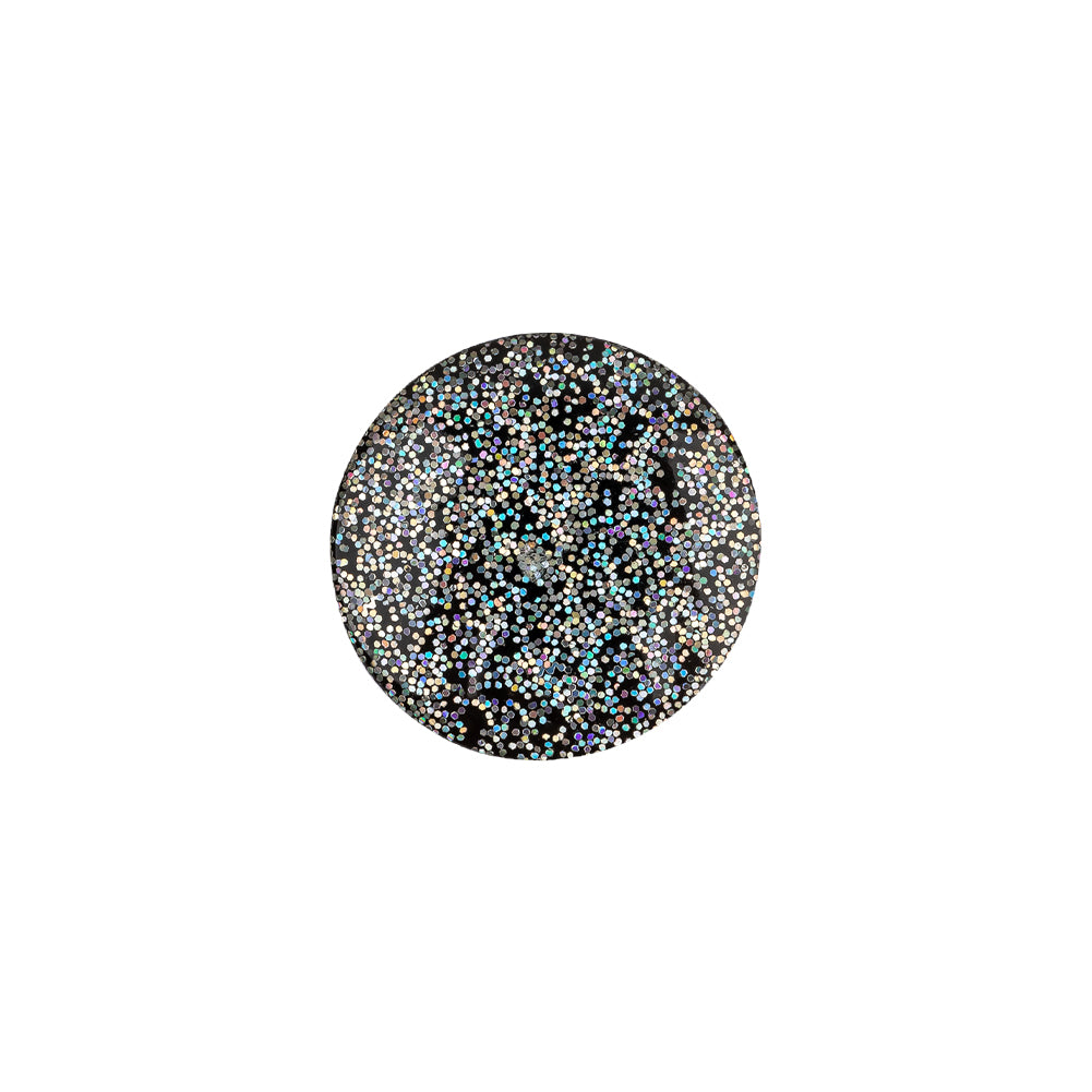 Black Rainbow Glitter Translucent Shank Back Button - 24L/15mm - Joann Fabrics