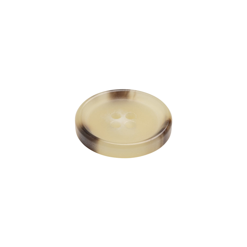 Italian Matte Beige Rimmed 4-Hole Button - 24L/15mm - Joann Fabrics