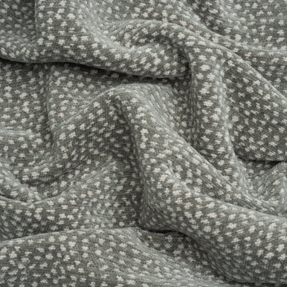 Upholstery Chenille - Platinum Spotted - Remus Collection - Joann Fabrics